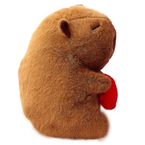 Pelúcia - Capivara com Coração - Love - BBR Toys