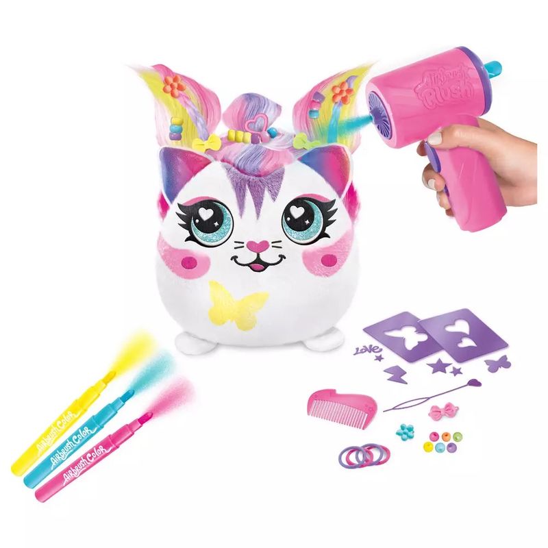 FUCF0194-2 GATO - Pelucia Airbrush - Precious - Hairiffic Cabeleireiro - Fun 3.jpg