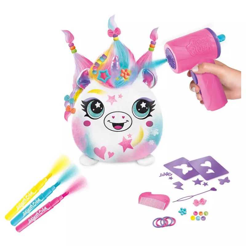 FUCF0194-2 UNICORNIO - Pelucia Airbrush - Princess - Hairiffic Cabeleireiro - Fun 3.jpg