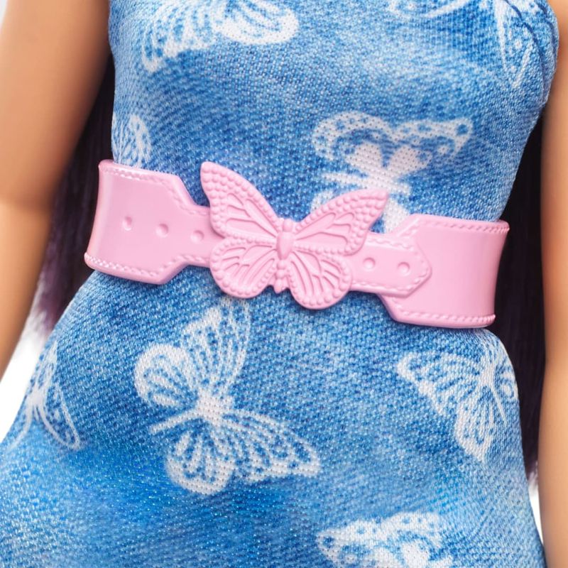 MATFBR37-231---Boneca-Barbie---Vestido-de-Borboletas-e-Botas-Rosas---Fashionista---Mattel-4