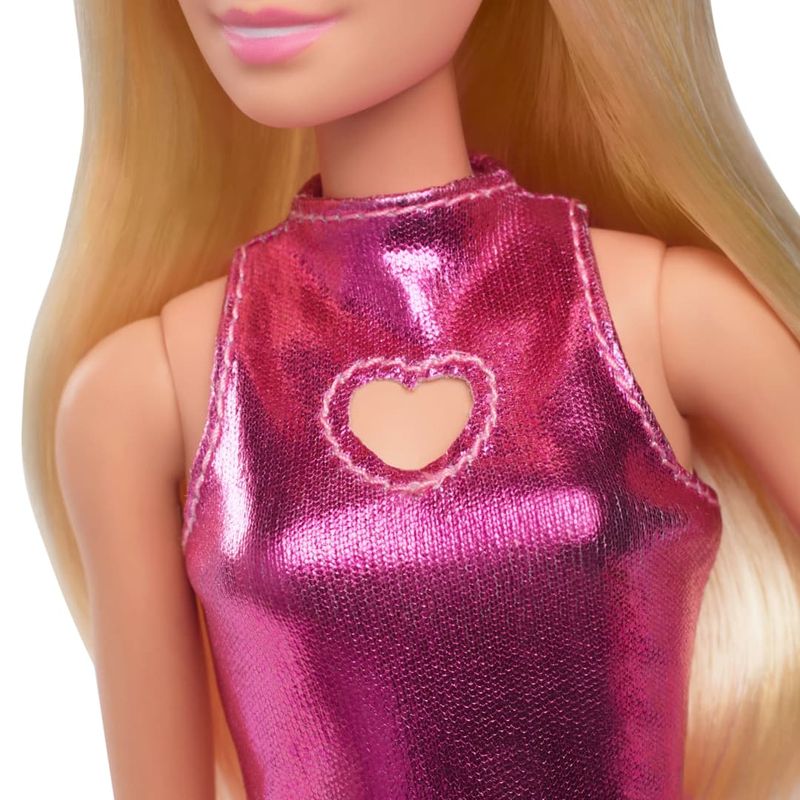 MATFBR37 230 - Boneca Barbie - Vestido Rosa de Pele - Fashionista - Mattel 4