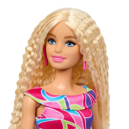 Boneca Barbie - Vestido Colorido Cabelo Comprido - Fashionista - Mattel