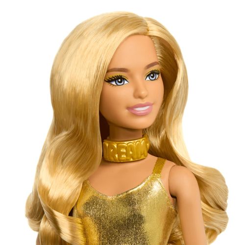 Boneca Barbie - Olhar Dourado - Fashionista - Mattel