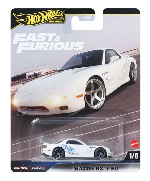 Carrinho Hot Wheels - Mazda RX-7 FD - Fast & Furious - 1:64 - Mattel