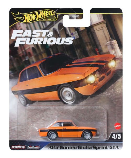 Carrinho Hot Wheels - Alfa Romeo Giulia Sprint GTA - Fast & Furious - 1:64 - Mattel