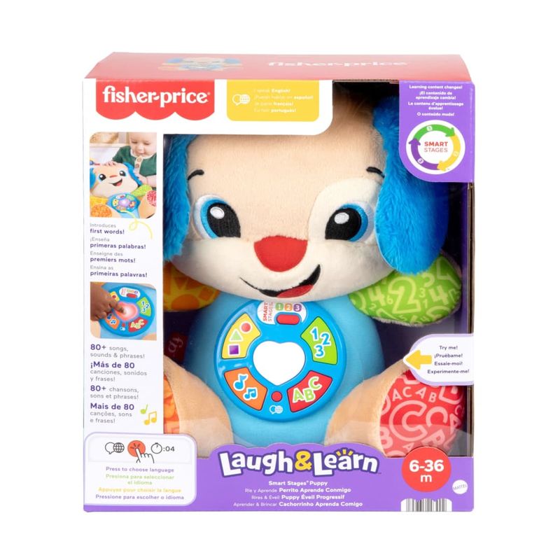 MATJFD19 - Pelucia Musical com Luz - Cachorrinho Aprende Comigo - Fisher-Price 2