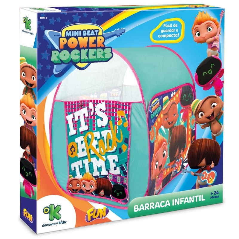 FUCF0055-6 8709-6 - Barraca Infantil - Power Rockers - Fun 2