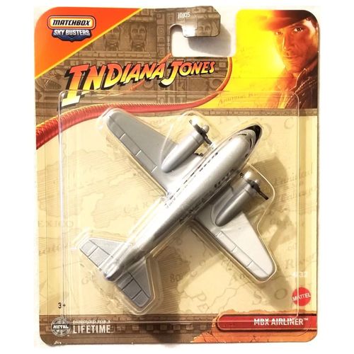 Miniatura Matchbox - MBX Airliner - Indiana Jones - Sky Busters - Mattel