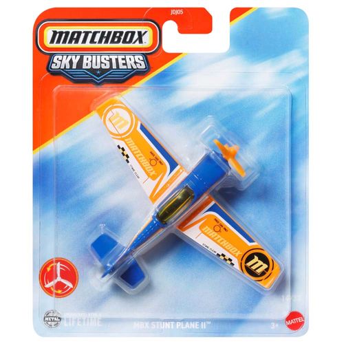 Miniatura Matchbox - MBX Stunt Plane II - Sky Busters - Mattel