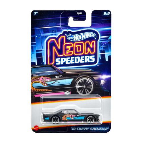 Carrinho Hot Wheels - Chevy Chevelle 1970 - Neon Speeders - 1:64 - Mattel