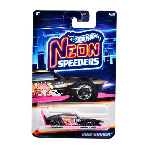 Carrinho Hot Wheels - Mad Manga - Neon Speeders - 1:64 - Mattel
