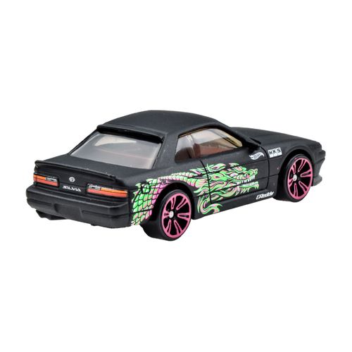 Carrinho Hot Wheels - Nissan Silvia S13 - Neon Speeders - 1:64 - Mattel