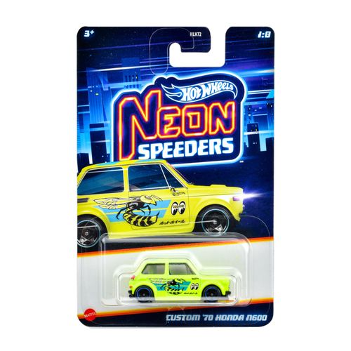 Carrinho Hot Wheels - Honda N600 1970 Custom - Neon Speeders - 1:64 - Mattel