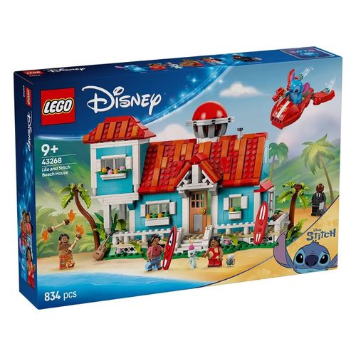 LEGO Disney - Casa de Praia Lilo e Stitch - 834 Peças - 43268