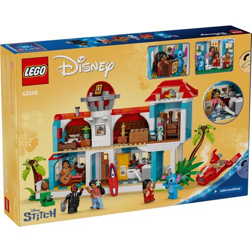 LEGO Disney - Casa de Praia Lilo e Stitch - 834 Peças - 43268