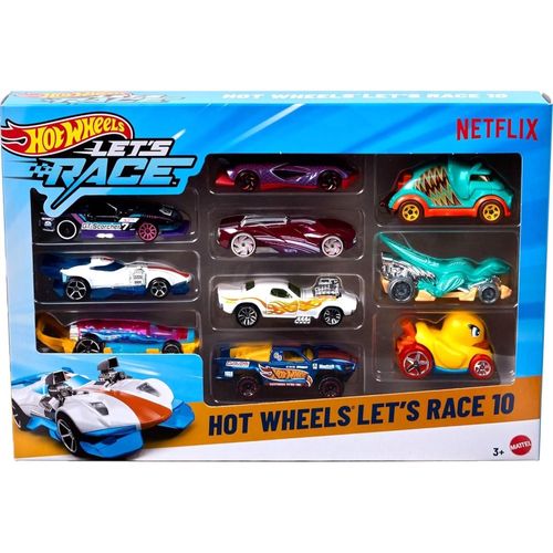 Conjunto Hot Wheels - Let's Race 10 - 1:64 - Mattel