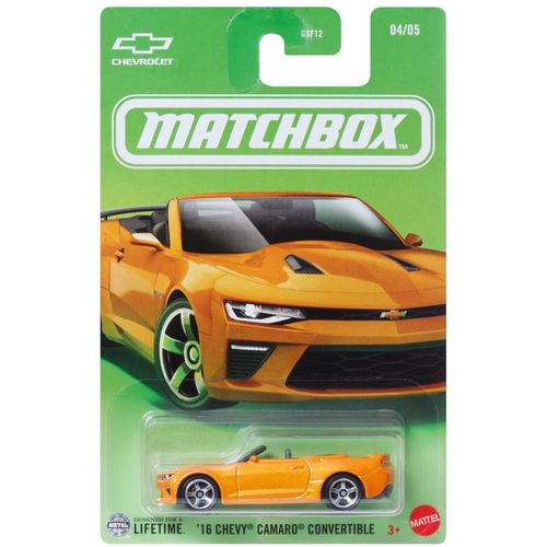 Carrinho Matchbox - Chevy Camaro Convertible  2016 - 1:64 - Mattel