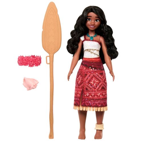 Boneca Princesas com Som - Moana em Aventuras com Musicas - Moana 2 - Disney - Mattel