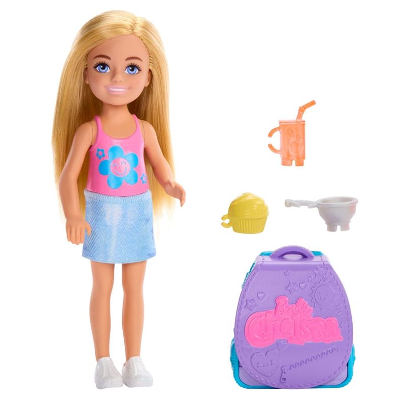 MATJBF46 - Mini Boneca Barbie - Mochila de Cupcakes - Chelsea - Mattel 3
