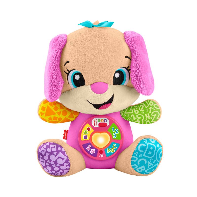 MATJFD30 - Pelucia Musical com Luz - Irma do Cachorrinho Aprende Comigo - Fisher-Price 1