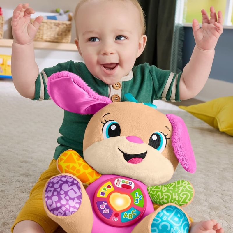 MATJFD30 - Pelucia Musical com Luz - Irma do Cachorrinho Aprende Comigo - Fisher-Price 6