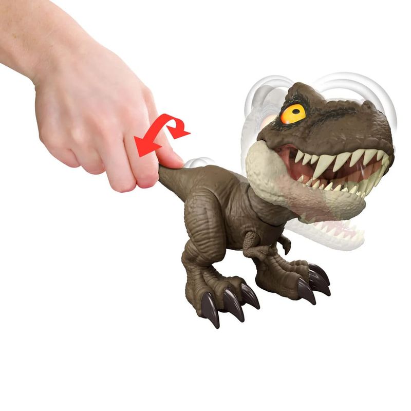 MATJCW01 - Dinossauro Articulado com Som - Jurassic Park - Tyrannosaurus Rex - 23cm - Mattel 2