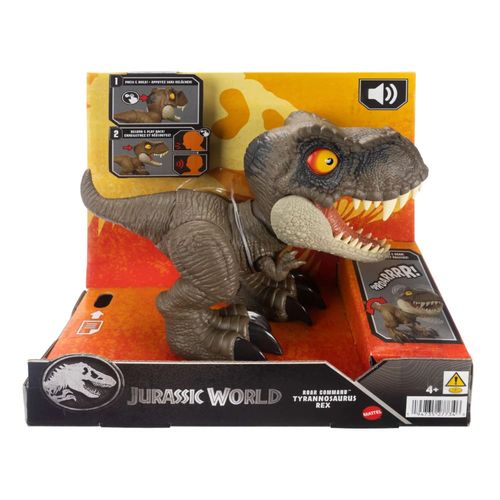 Dinossauro Articulado com Som - Jurassic World - Tyrannosaurus Rex - 23cm - Mattel