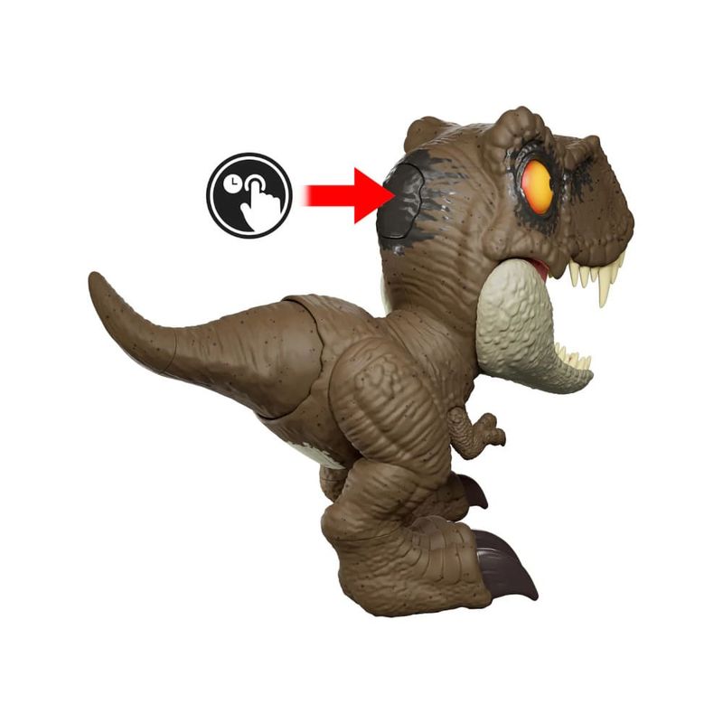 MATJCW01 - Dinossauro Articulado com Som - Jurassic Park - Tyrannosaurus Rex - 23cm - Mattel 5
