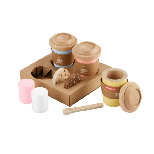 Conjunto Infantil - Meu Primeiro Cappuccino de Madeira - Fisher-Price