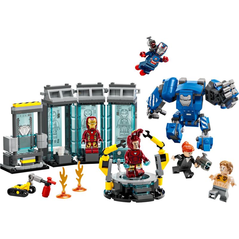 LEG76315---LEGO-Marvel---Laboratorio-do-Homem-de-Ferro-Salao-de-Armaduras---384-Pecas---76315-2