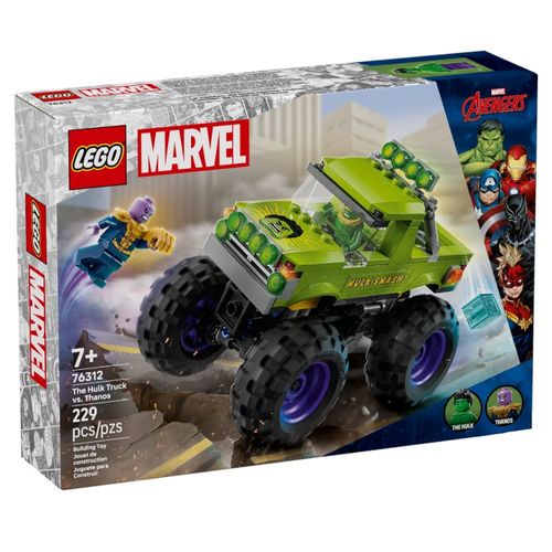 LEGO Marvel - O Caminhão Hulk vs. Thanos - 229 Peças - 76312