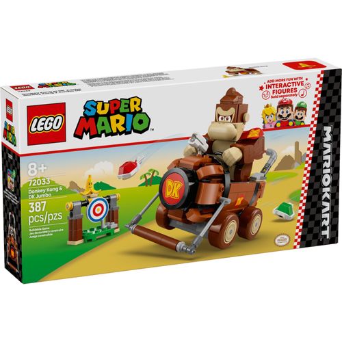 LEGO Super Mario - Donkey Kong & DK Jumbo - 387 Peças - 72033