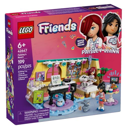 LEGO Friends - O Quarto da Paisley - 199 Peças - 42647