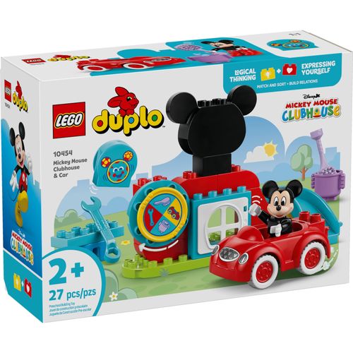 LEGO Duplo - Mickey Mouse Clubhouse e Carro - 27 Peças - 10454