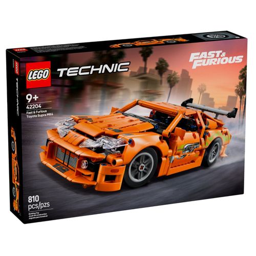 LEGO Technic - Toyota Supra MK4 de Velozes e Furiosos - 810 Peças - 42204