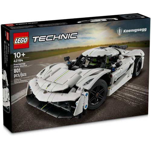 LEGO Technic - Koenigsegg Jesko Absolut Branco - 801 Peças - 42184