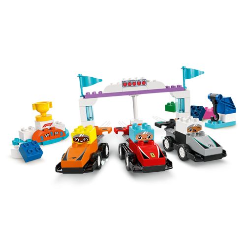 LEGO Duplo - Carros e Pilotos da F1 - 70 Peças - 10445