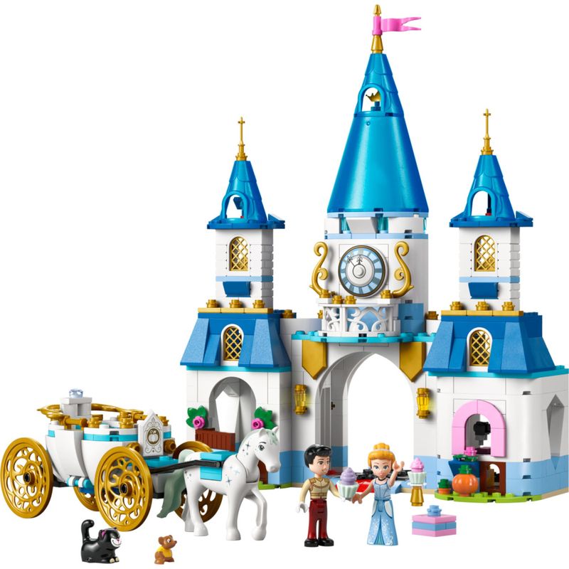 LEG43275---LEGO-Disney---Castelo-da-Cinderela-e-Carruagem-de-Cavalo---596-Pecas---43275-2