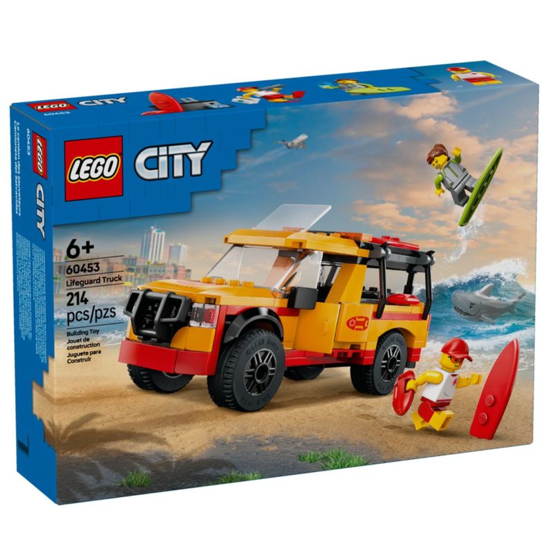 LEG60453---LEGO-City---Caminhao-de-Resgate-de-Praia-Salva-Vidas---214-Pecas---60453-1