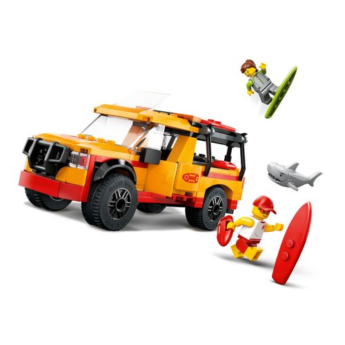 LEGO City - Caminhão de Resgate de Praia Salva-Vidas - 214 Peças - 60453