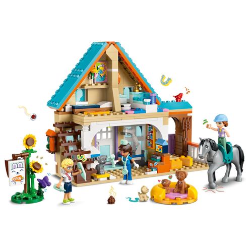 LEGO Friends - Clínica Veterinária para Cavalos e Animais de Estimação - 428 Peças - 42651