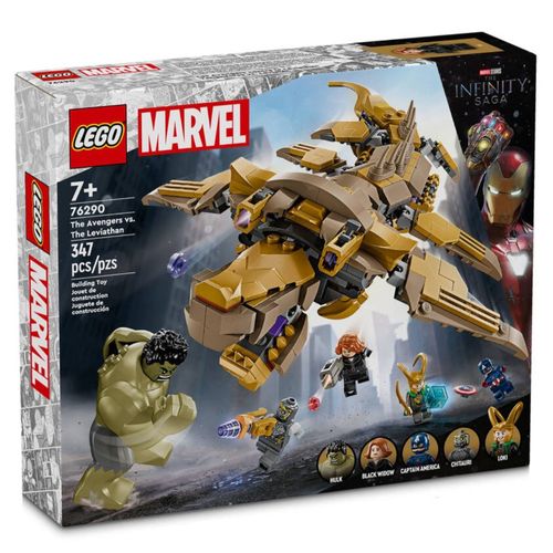 LEGO Marvel - Vingadores vs Leviatã - 347 Peças - 76290