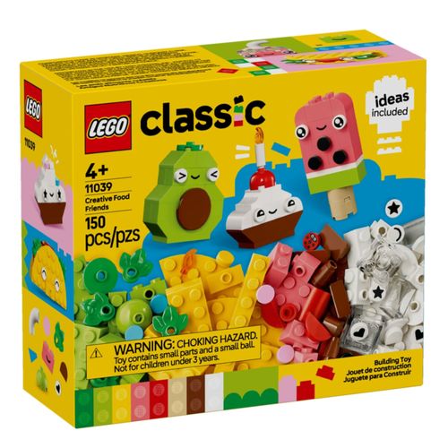 LEGO Classic - Amigos Criativos da Comida - 150 Peças - 11039