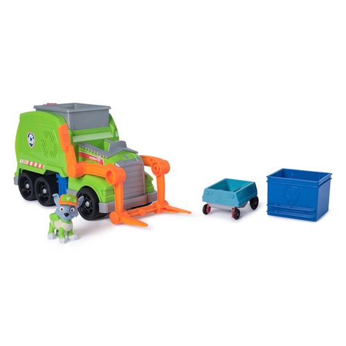 Veículo Roda Livre com Mini Figura - Caminhão de Reciclagem do Rocky - Patrulha Canina - Sunny