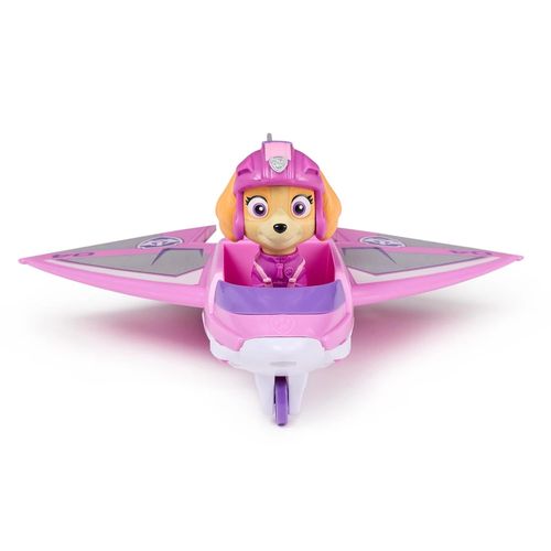 Veículo Roda Livre com Mini Figura - Jato de Resgate da Skye - Patrulha Canina - Sunny