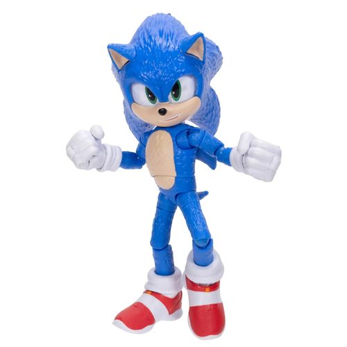 Figura Articulada - Sonic - Sonic The Hedgehog 3 - 12 cm - Sunny