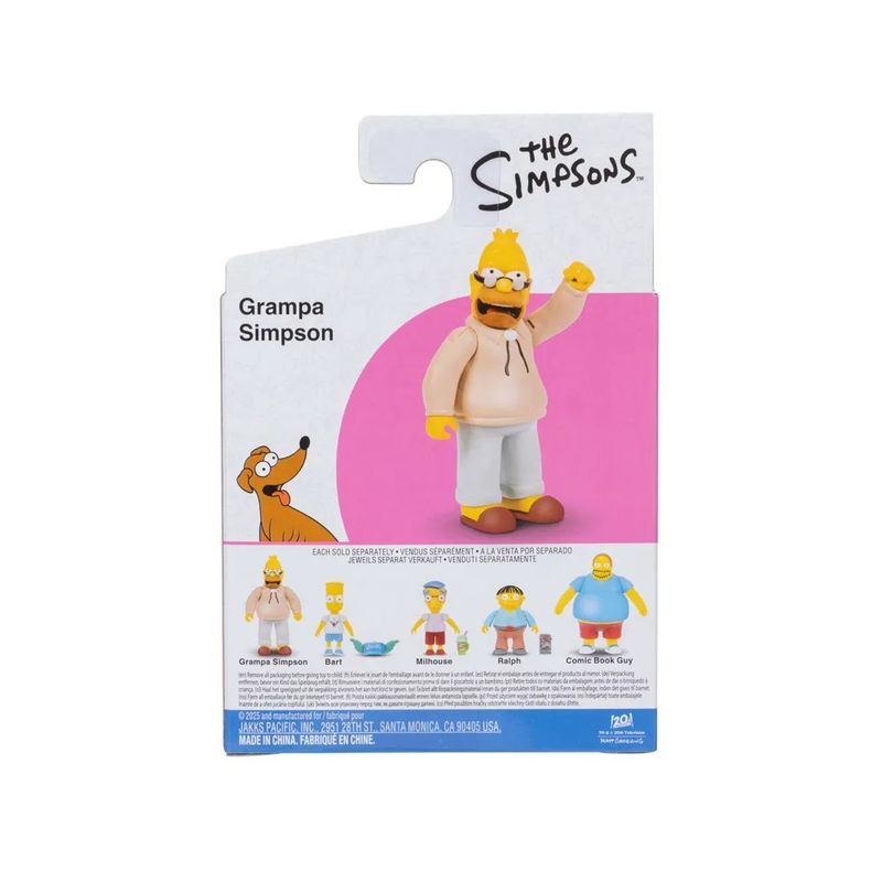 SUN4451 VOVO - Figura Simpsons - Vovo Simpson - 7 cm - Sunny 7