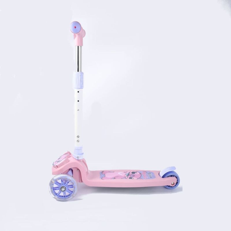 STIDIS0590 - Patinete Infantil - 3 Rodas com Luzes - Stitch - Angel - Disney - BBR Toys 4