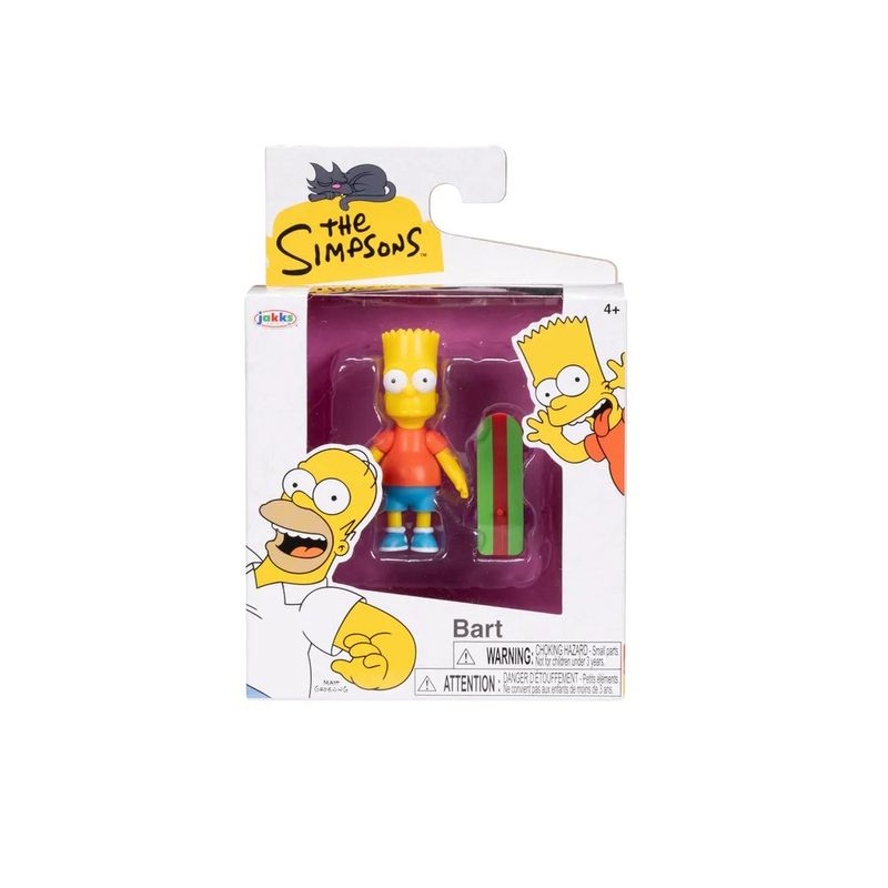 SUN4040 BART - Figura Simpsons - Bart com Skate - 5 cm - Sunny 2