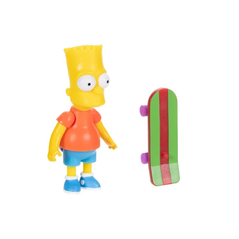 SUN4040 BART - Figura Simpsons - Bart com Skate - 5 cm - Sunny 5
